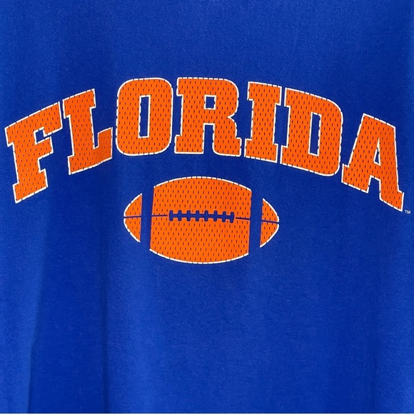 Champs Sports University Of Florida Gators Blue Tshirt Size XL Orange Logo UF - Picture 2 of 7